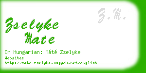 zselyke mate business card
