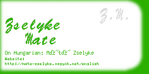 zselyke mate business card